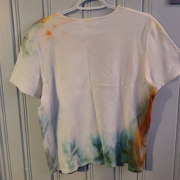 Women's tie dyed TanJay t-shirt - Picture 2 of 6